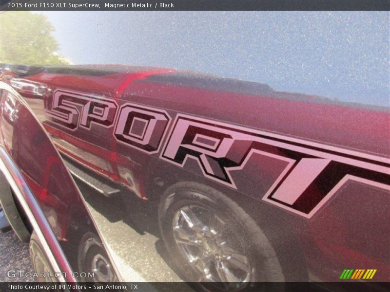 Magnetic Metallic / Black 2015 Ford F150 XLT SuperCrew