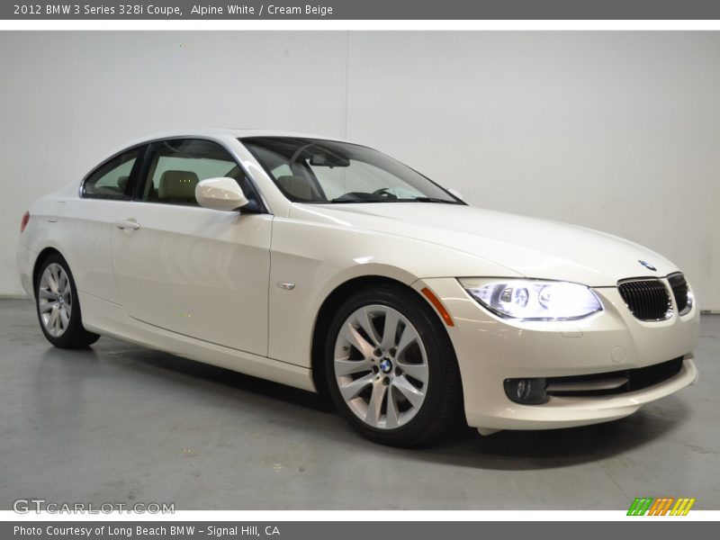Alpine White / Cream Beige 2012 BMW 3 Series 328i Coupe