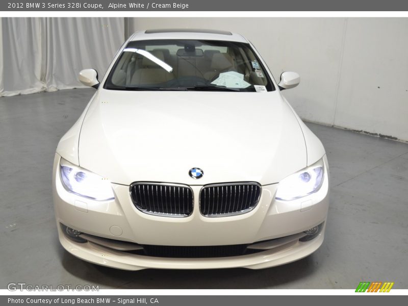 Alpine White / Cream Beige 2012 BMW 3 Series 328i Coupe