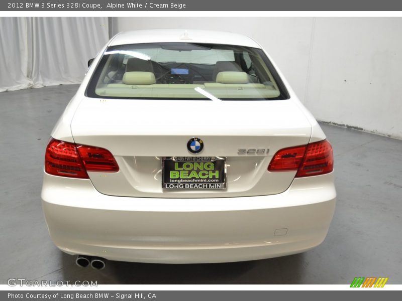 Alpine White / Cream Beige 2012 BMW 3 Series 328i Coupe