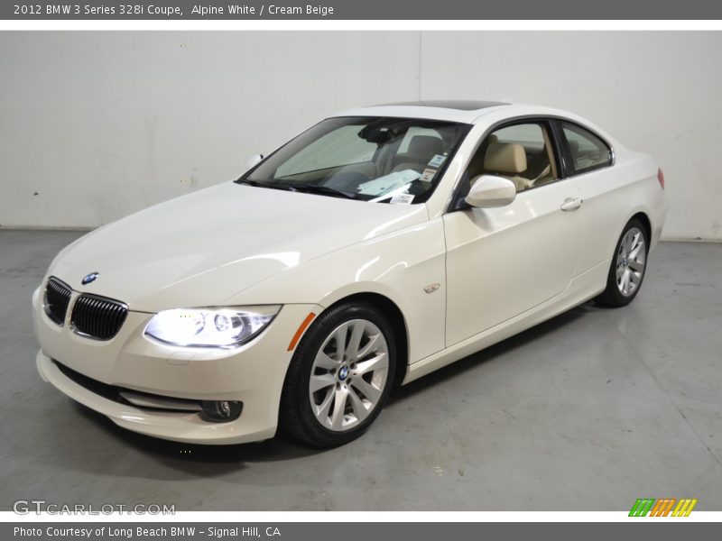 Alpine White / Cream Beige 2012 BMW 3 Series 328i Coupe