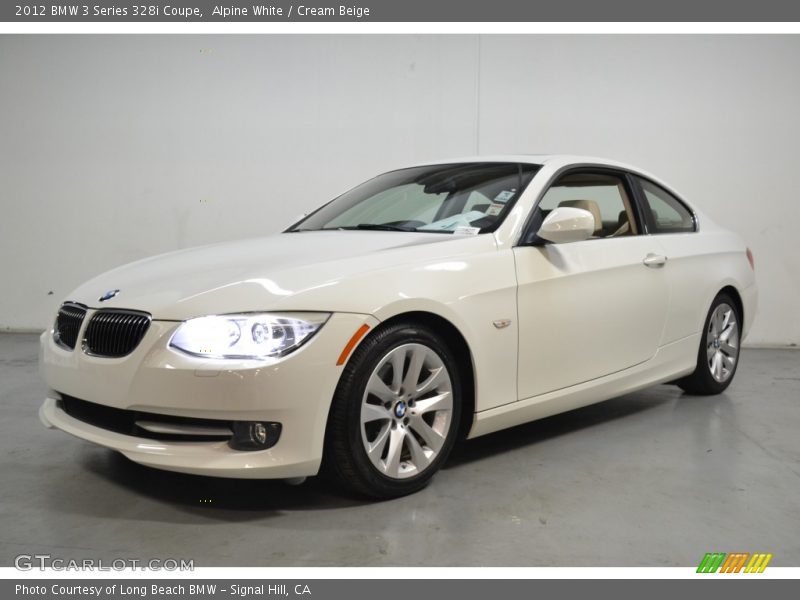 Alpine White / Cream Beige 2012 BMW 3 Series 328i Coupe