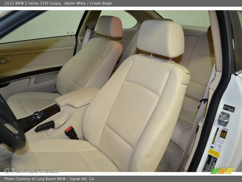 Alpine White / Cream Beige 2012 BMW 3 Series 328i Coupe