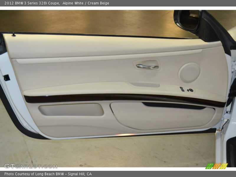 Alpine White / Cream Beige 2012 BMW 3 Series 328i Coupe
