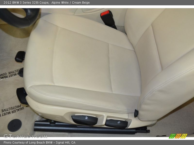 Alpine White / Cream Beige 2012 BMW 3 Series 328i Coupe