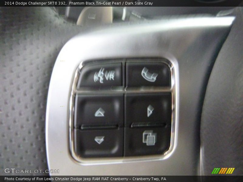 Phantom Black Tri-Coat Pearl / Dark Slate Gray 2014 Dodge Challenger SRT8 392