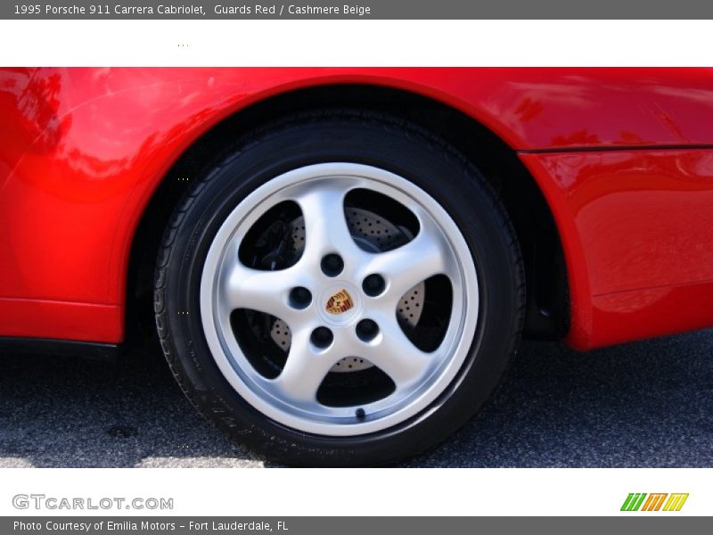 Guards Red / Cashmere Beige 1995 Porsche 911 Carrera Cabriolet