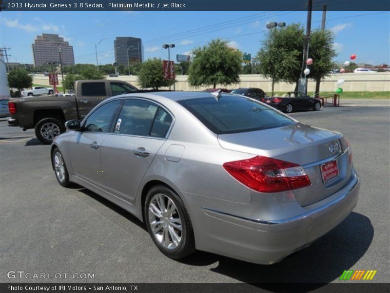 Platinum Metallic / Jet Black 2013 Hyundai Genesis 3.8 Sedan