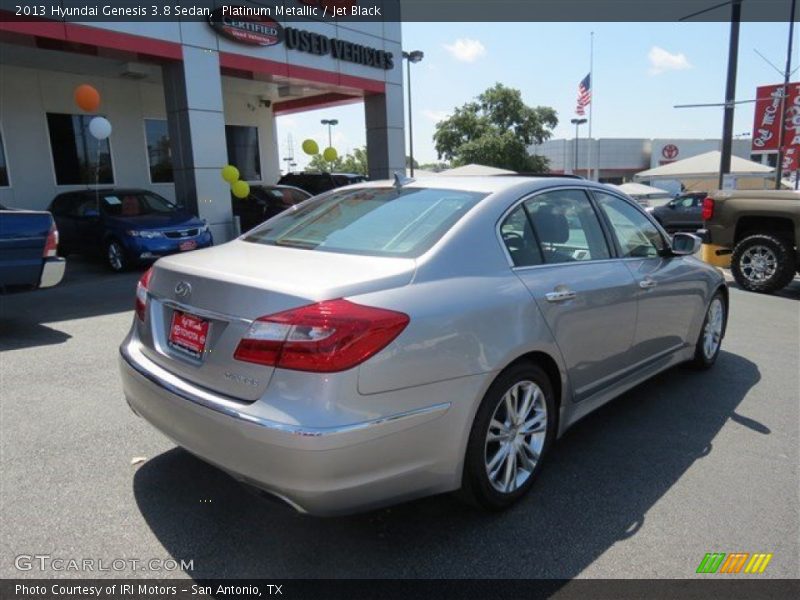 Platinum Metallic / Jet Black 2013 Hyundai Genesis 3.8 Sedan
