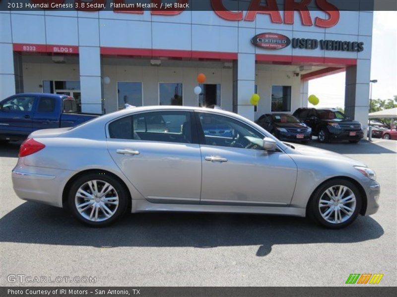 Platinum Metallic / Jet Black 2013 Hyundai Genesis 3.8 Sedan