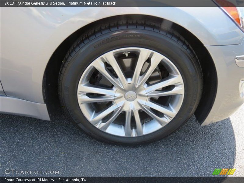 Platinum Metallic / Jet Black 2013 Hyundai Genesis 3.8 Sedan