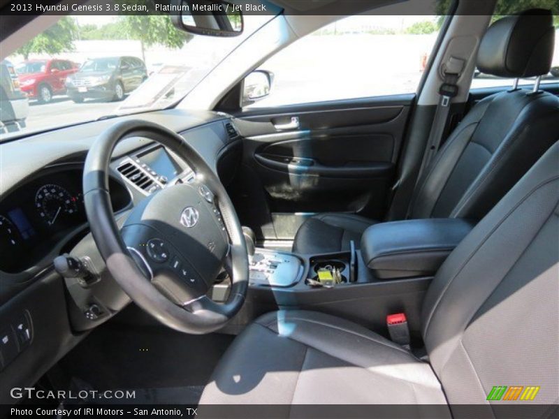 Platinum Metallic / Jet Black 2013 Hyundai Genesis 3.8 Sedan