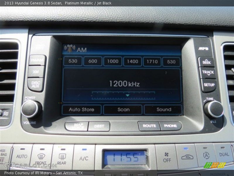 Platinum Metallic / Jet Black 2013 Hyundai Genesis 3.8 Sedan