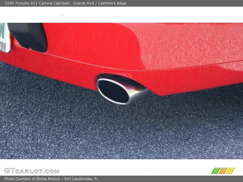 Guards Red / Cashmere Beige 1995 Porsche 911 Carrera Cabriolet