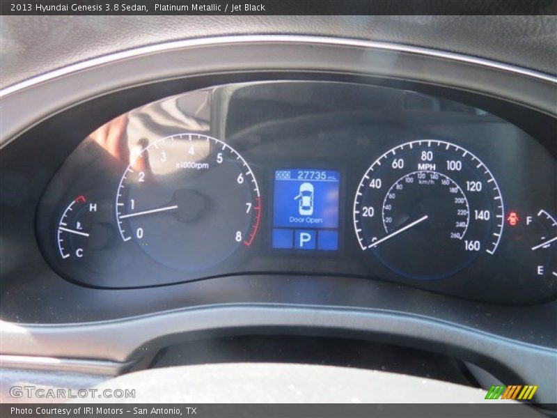 Platinum Metallic / Jet Black 2013 Hyundai Genesis 3.8 Sedan