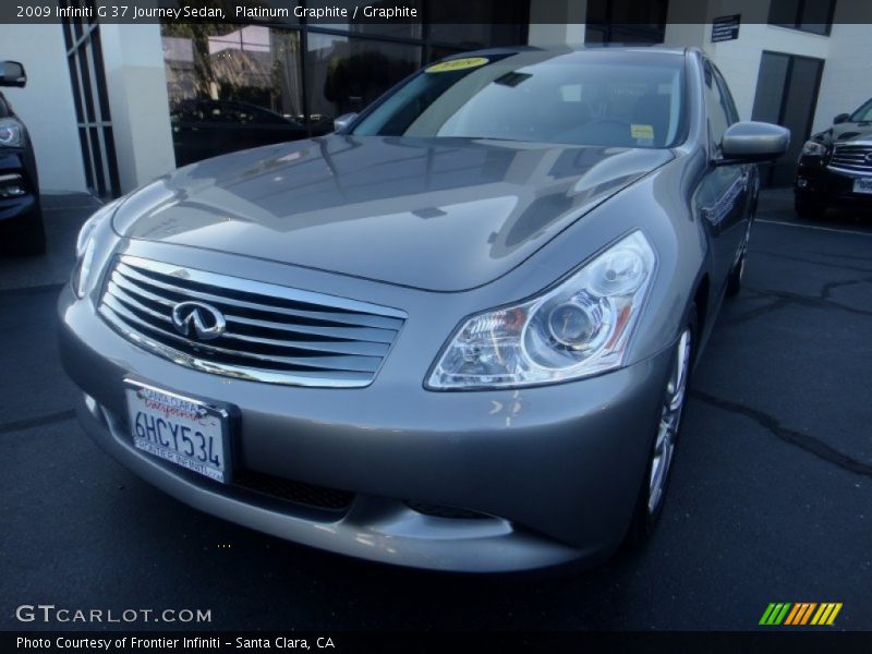 Platinum Graphite / Graphite 2009 Infiniti G 37 Journey Sedan