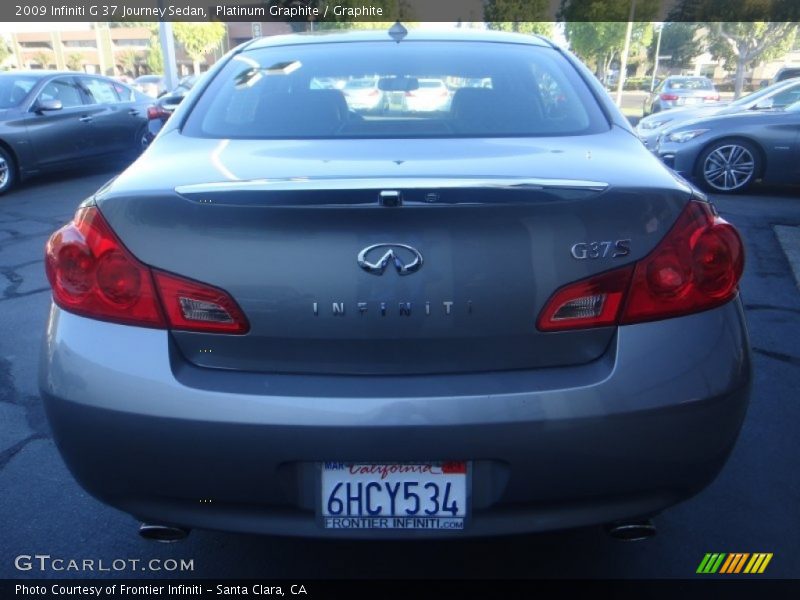 Platinum Graphite / Graphite 2009 Infiniti G 37 Journey Sedan