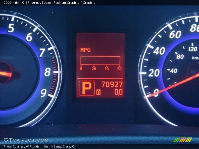 Platinum Graphite / Graphite 2009 Infiniti G 37 Journey Sedan