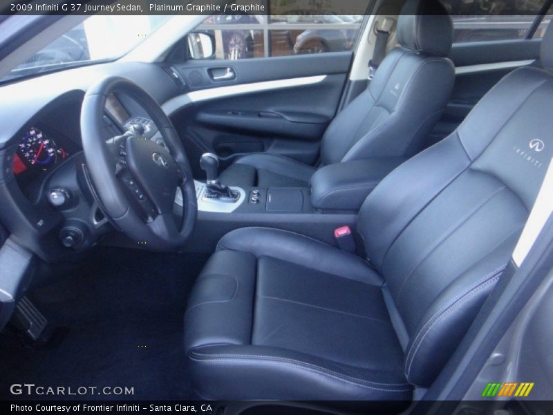 Platinum Graphite / Graphite 2009 Infiniti G 37 Journey Sedan