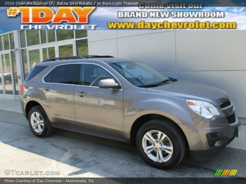 Mocha Steel Metallic / Jet Black/Light Titanium 2010 Chevrolet Equinox LT
