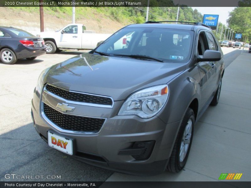 Mocha Steel Metallic / Jet Black/Light Titanium 2010 Chevrolet Equinox LT