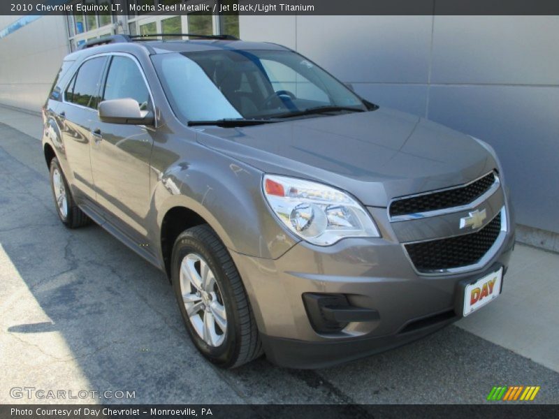 Mocha Steel Metallic / Jet Black/Light Titanium 2010 Chevrolet Equinox LT