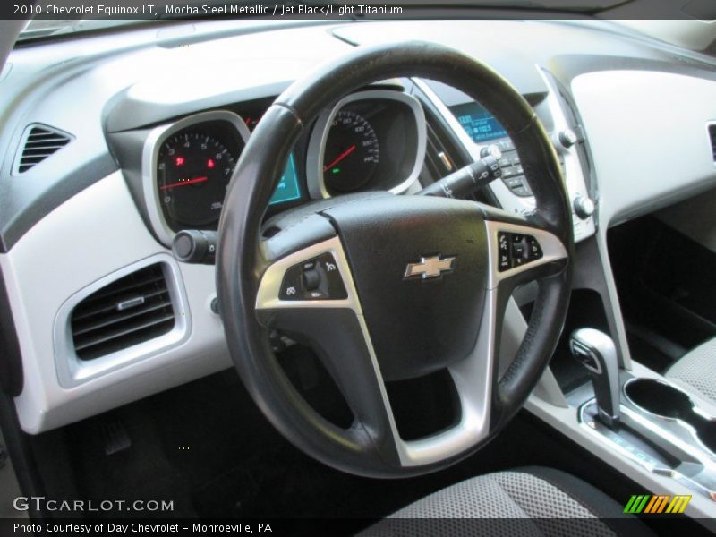 Mocha Steel Metallic / Jet Black/Light Titanium 2010 Chevrolet Equinox LT