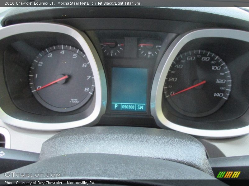 Mocha Steel Metallic / Jet Black/Light Titanium 2010 Chevrolet Equinox LT