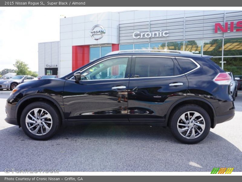 Super Black / Almond 2015 Nissan Rogue SL