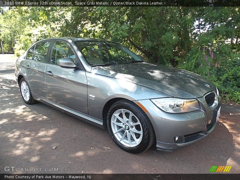 Space Gray Metallic / Oyster/Black Dakota Leather 2010 BMW 3 Series 328i xDrive Sedan