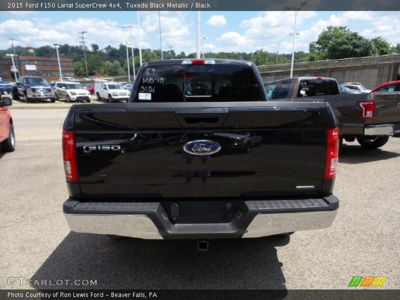 Tuxedo Black Metallic / Black 2015 Ford F150 Lariat SuperCrew 4x4