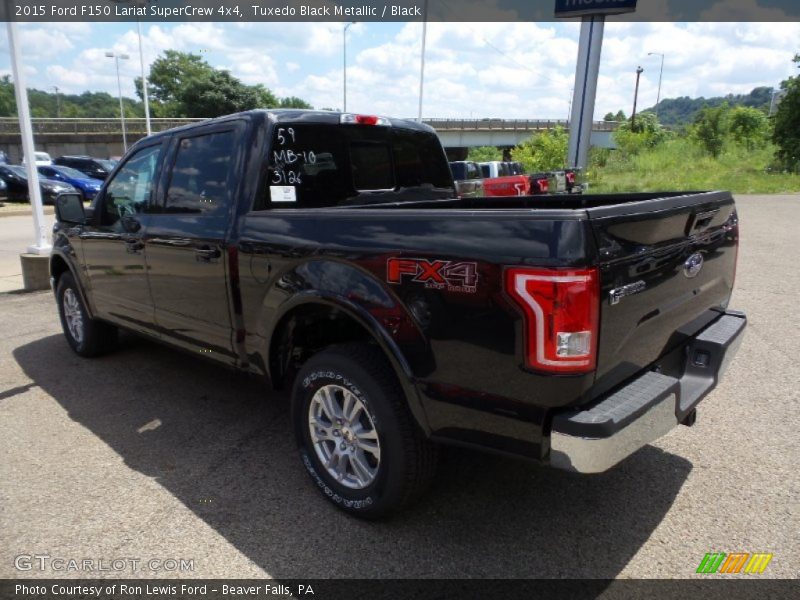 Tuxedo Black Metallic / Black 2015 Ford F150 Lariat SuperCrew 4x4