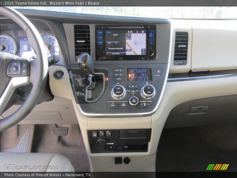 Blizzard White Pearl / Bisque 2015 Toyota Sienna XLE
