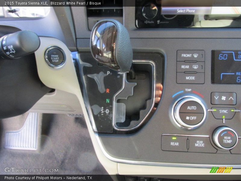 Blizzard White Pearl / Bisque 2015 Toyota Sienna XLE