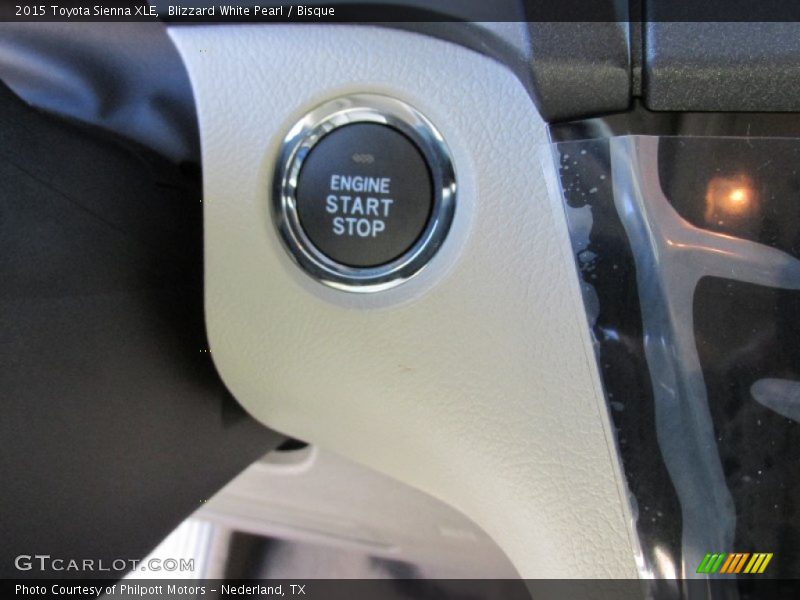 Blizzard White Pearl / Bisque 2015 Toyota Sienna XLE