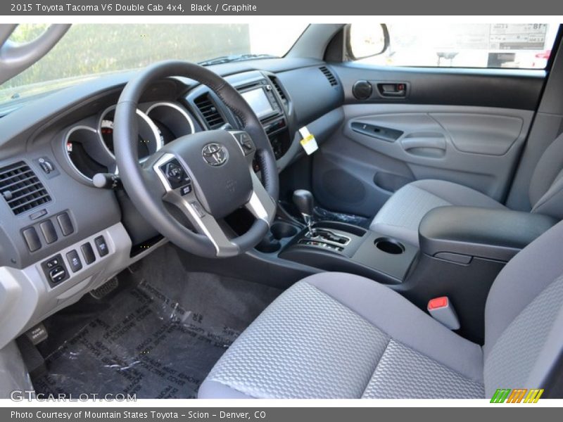 Black / Graphite 2015 Toyota Tacoma V6 Double Cab 4x4