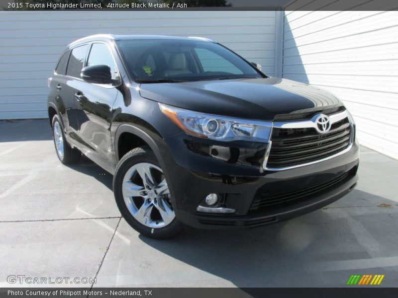 Attitude Black Metallic / Ash 2015 Toyota Highlander Limited