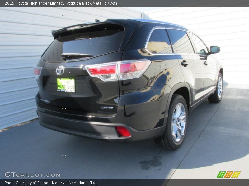Attitude Black Metallic / Ash 2015 Toyota Highlander Limited
