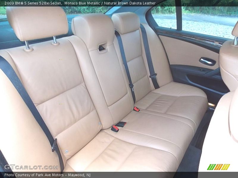Monaco Blue Metallic / Natural Brown Dakota Leather 2009 BMW 5 Series 528xi Sedan