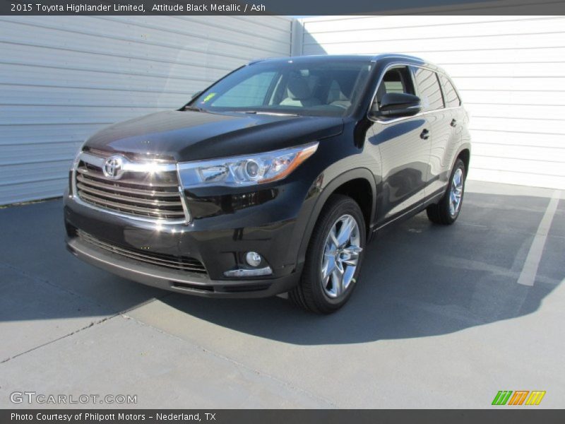 Attitude Black Metallic / Ash 2015 Toyota Highlander Limited