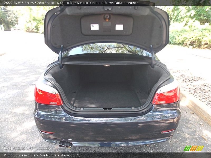 Monaco Blue Metallic / Natural Brown Dakota Leather 2009 BMW 5 Series 528xi Sedan
