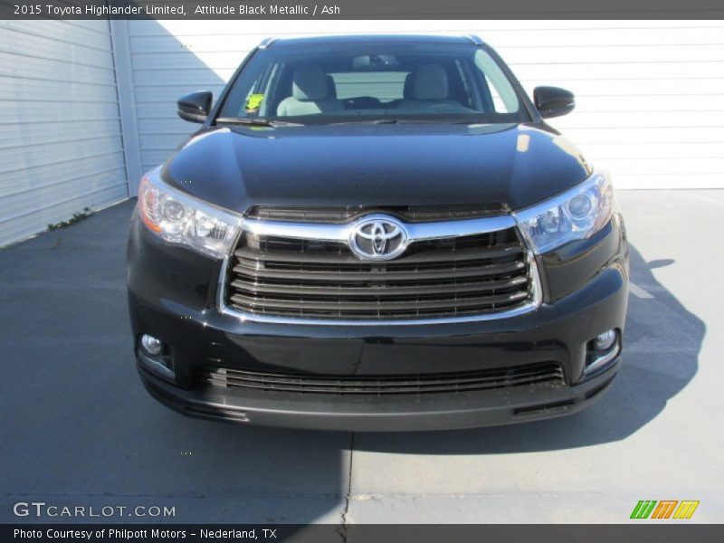 Attitude Black Metallic / Ash 2015 Toyota Highlander Limited