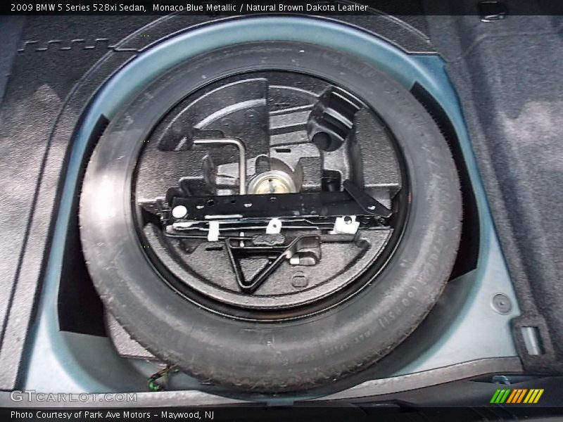 Monaco Blue Metallic / Natural Brown Dakota Leather 2009 BMW 5 Series 528xi Sedan