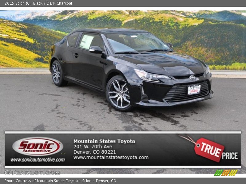 Black / Dark Charcoal 2015 Scion tC