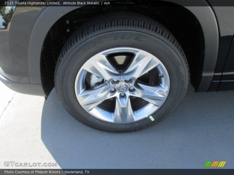 Attitude Black Metallic / Ash 2015 Toyota Highlander Limited