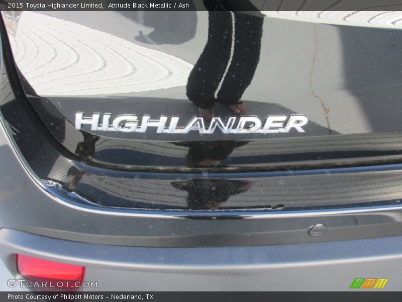 Attitude Black Metallic / Ash 2015 Toyota Highlander Limited