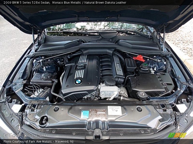 Monaco Blue Metallic / Natural Brown Dakota Leather 2009 BMW 5 Series 528xi Sedan