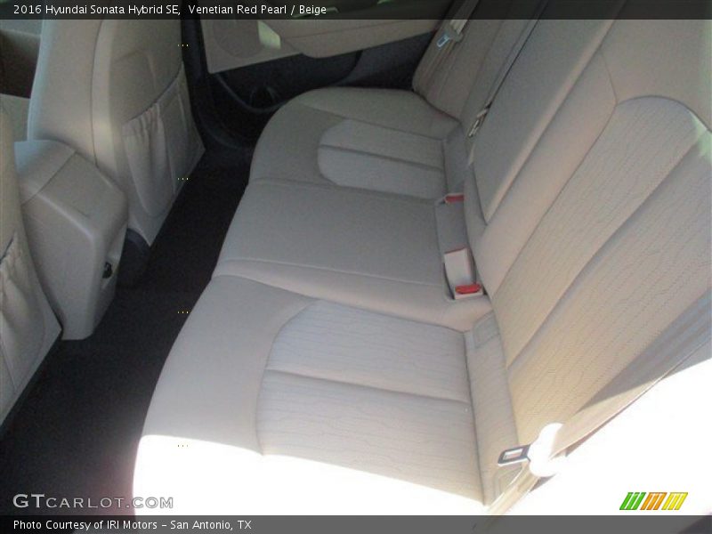 Venetian Red Pearl / Beige 2016 Hyundai Sonata Hybrid SE