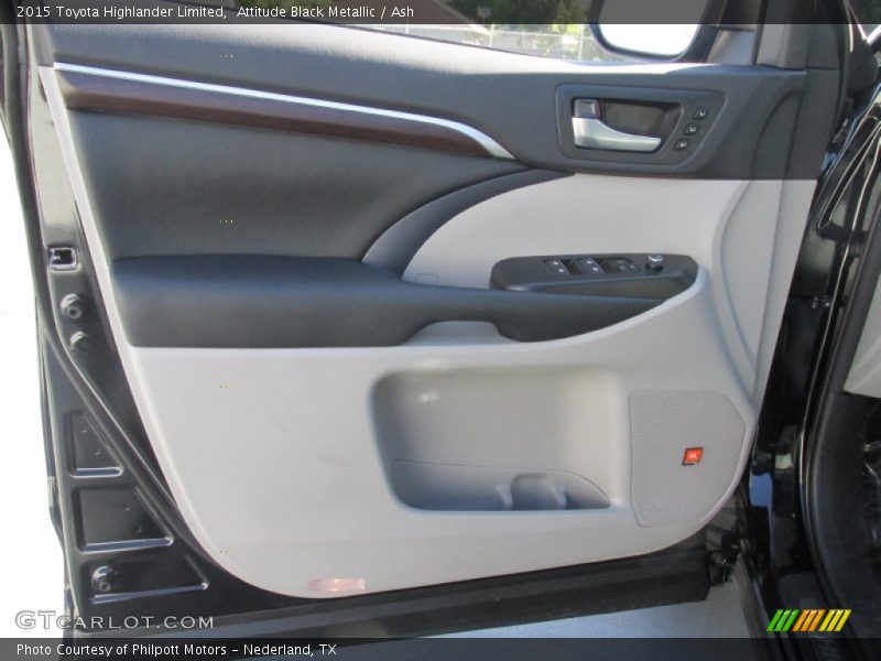 Attitude Black Metallic / Ash 2015 Toyota Highlander Limited