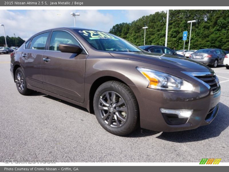 Java Metallic / Beige 2015 Nissan Altima 2.5 S